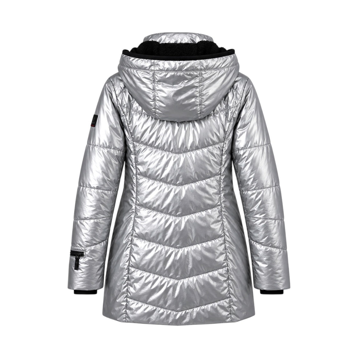 Geacă Bogner Fire+Ice Irma argintie, vedere din spate produs