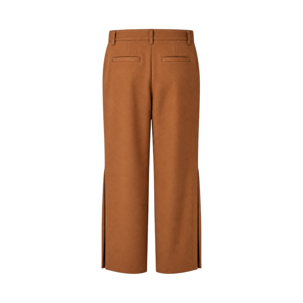 Pantaloni Nicla maro wide leg, produs spate