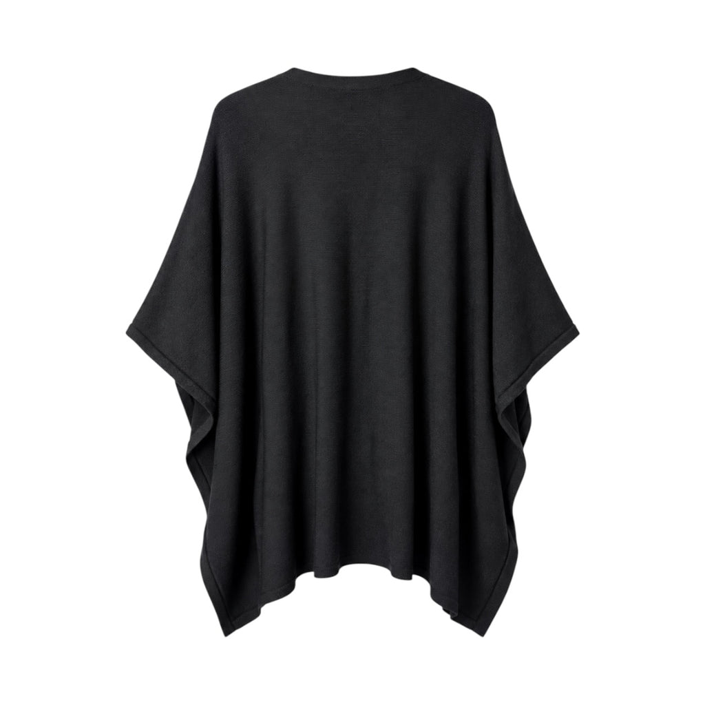 Poncho MICHAEL Michael Kors negru, vedere din spate produs