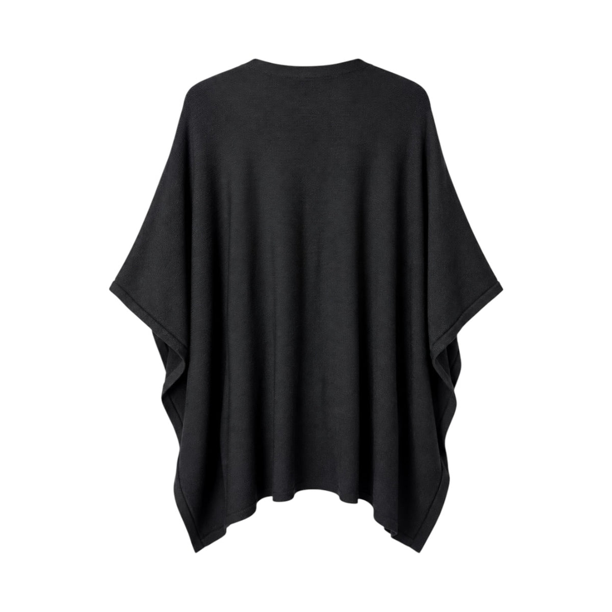 Poncho MICHAEL Michael Kors negru, vedere din spate produs