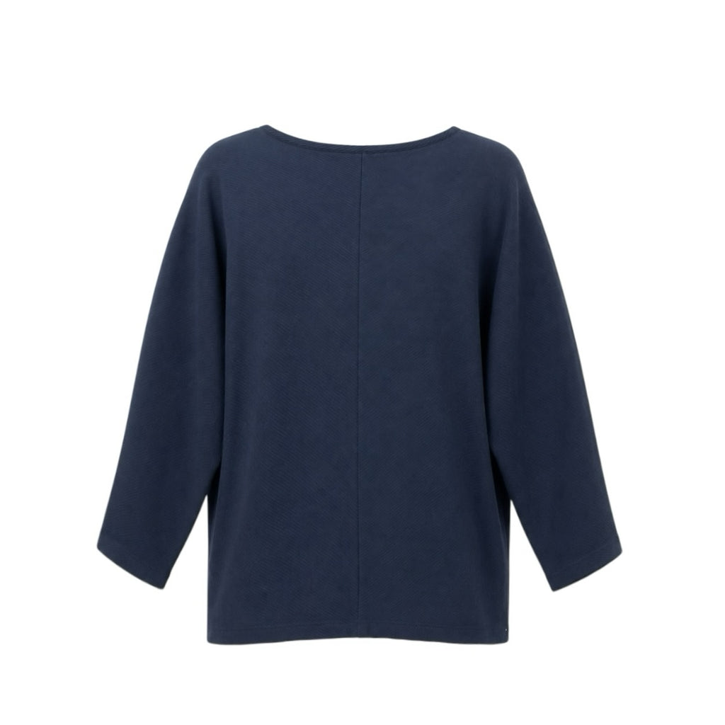 Bluză TRIANGLE bleumarin texturată